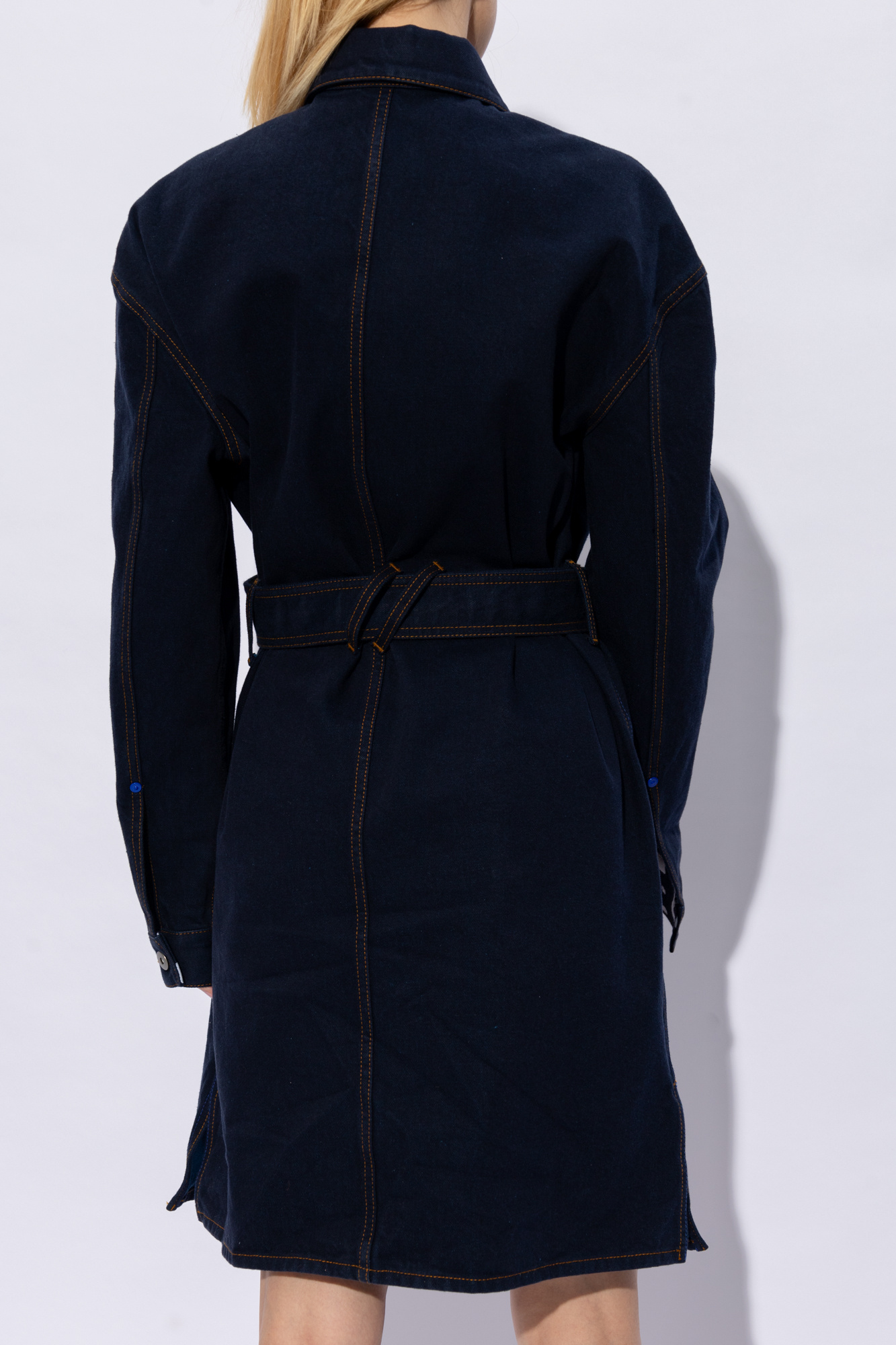 Burberry dress navy blue hotsell